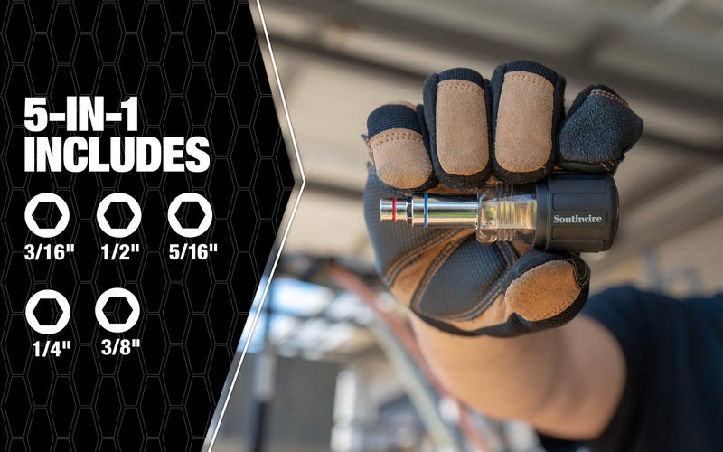 Southwire NDS5N1; 5 IN 1 STUBBY NUT DRIVER(TRI) - Image 4